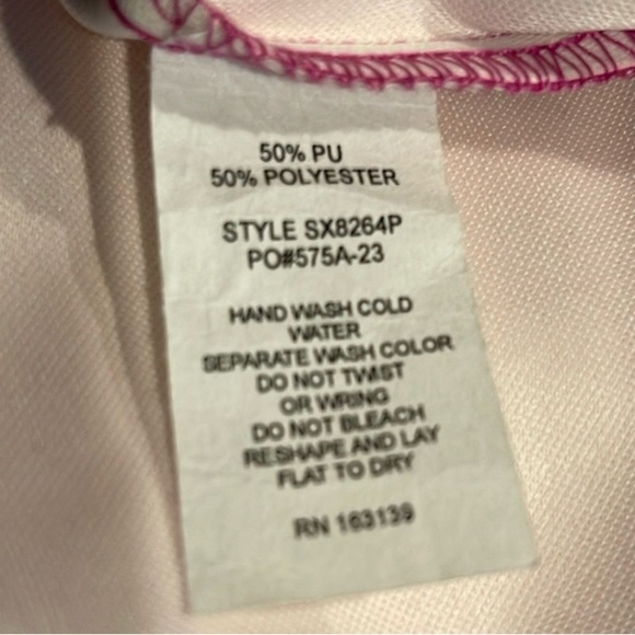 Popular 21 Barbie Plus Faux Leather Pink Skirt - Picture 4 of 5